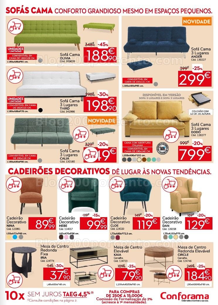 Antevisão Folheto CONFORAMA Promoções até 24 junho